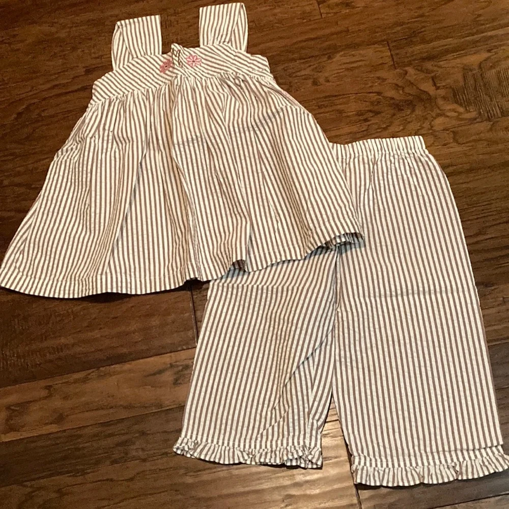 Striped Kids Matching Set - Picture 2 of 9